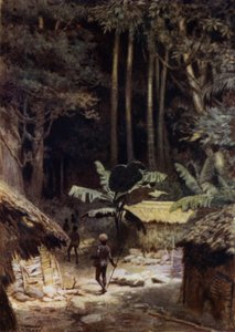 Aan de Rand van een Oerwoud, Salomonseilanden door Norman Hardy