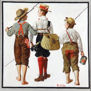 Visreis, Ze komen volgende week terug door Norman Rockwell