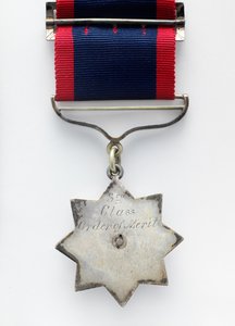 Indian Order of Merit, Militaire Divisie, toegekend aan Havildar Biaz, The Queen