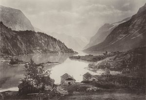 Uitzicht op het Loenmeer, Nordfjord door Norwegian Photographer