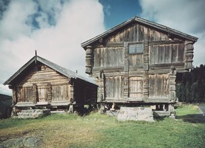 Boerenhuizen, gebouwd ca. 1712 door Norwegian School