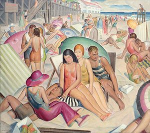 Op Rehoboth Beach, Delaware door Norwood MacGilvary