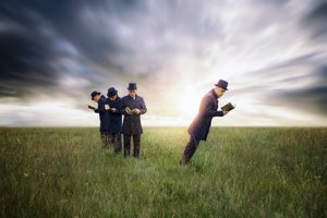 Surrealistische lezers door Nuno Araujo