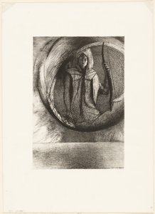 En verder, het astrale idool, de apotheose, plaat 2 van 6 door Odilon Redon