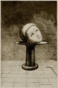 Op de schaal door Odilon Redon