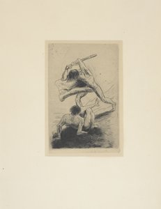 Kaïn en Abel door Odilon Redon