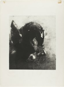 Gevangen Pegasus door Odilon Redon