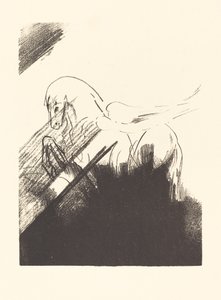Gevleugeld paard door Odilon Redon