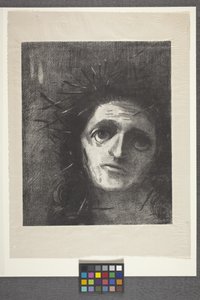 Christus door Odilon Redon