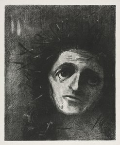 Christus door Odilon Redon