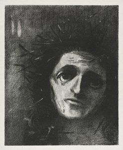 Christus, 1887 door Odilon Redon