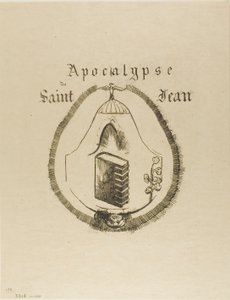 Cover-Frontispiece voor de Apocalyps van Johannes door Odilon Redon