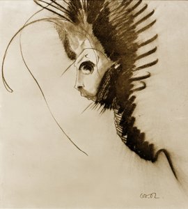 De draak door Odilon Redon