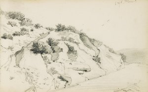 Tekening uit een album getiteld "Het Baskenland", 1862-63