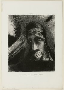 Gezicht van Mysterie (In mijn droom zag ik in de lucht een GEZICHT VAN MYSTERIE), plaat 1 uit Hommage aan Goya