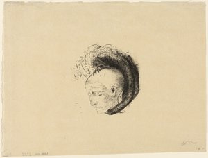 Frontispice voor Le mouvement idéaliste en peinture door André Mellerio door Odilon Redon