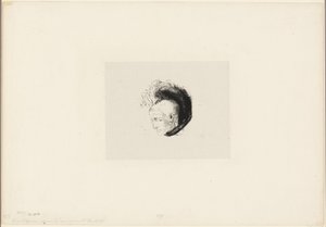 Frontispice voor Le mouvement idéaliste en peinture (De idealistische beweging in de schilderkunst) door André Mellerio door Odilon Redon