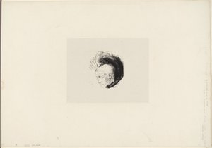 Frontispice voor Le mouvement idéaliste en peinture (De Idealistische Beweging in de Schilderkunst) door André Mellerio door Odilon Redon