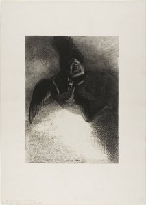 Frontispice voor A Gustave Flaubert (Aan Gustave Flaubert) door Odilon Redon