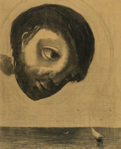 Beschermgeest van de wateren, 1878 door Odilon Redon