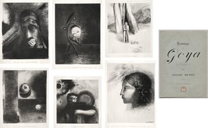 Hulde aan Goya door Odilon Redon