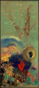 Hommage aan Leonardo da Vinci door Odilon Redon