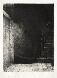 Ik Zag een Flits van Licht, Groot en Bleek door Odilon Redon