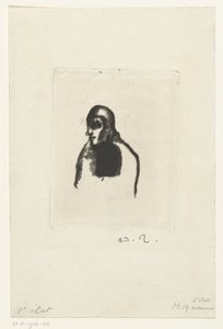 Kleine prelaat door Odilon Redon