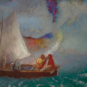 La Voile Grise, ca. 1900-05 door Odilon Redon