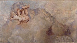 De zonnewagen door Odilon Redon