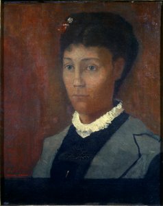 Madame Odilon door Odilon Redon