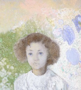 Portret van Genevieve de Gonet als kind
