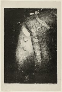 Profiel van licht door Odilon Redon