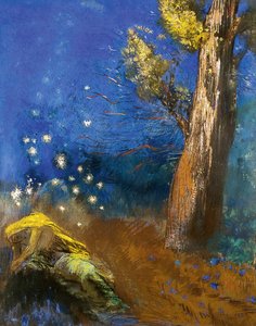 De dood van Boeddha door Odilon Redon