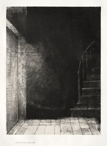Het spookhuis: We zagen allebei een groot bleek licht door Odilon Redon