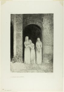 De Priesteressen Wachten, uit Nacht door Odilon Redon