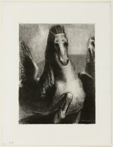De vleugel door Odilon Redon