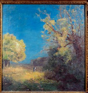 De weg heeft peyrelebade door Odilon Redon