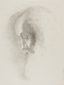 Aan de ouderdom, plaat 1 van 6 door Odilon Redon