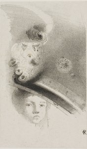 Ongenoemde Proeflithografie door Odilon Redon