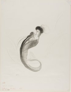 Ongenoemde Proeflithografie door Odilon Redon