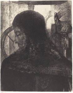 Oude ridder door Odilon Redon
