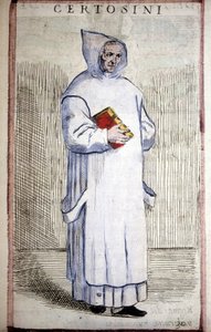 Religieuze orde: Kartuizer (gravure, 16e eeuw) door Odoardo Fialetti