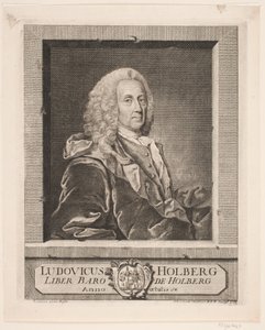 Ludvig Holberg door Odvardt Helmoldt de Lode