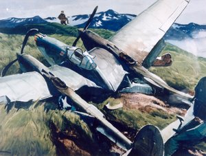 Crash Landing, Aleoeten, 1943