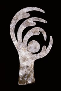 Vogelpoot uitsnijding door Ohio Hopewell culture