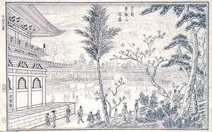 Boek van Zichten van Edo, p.17 door Okada Shuntosai