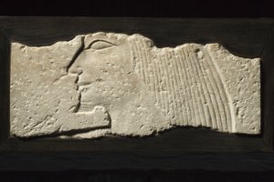 Reliëffragment, 5e-6e Dynastie, 2454-2140 v.Chr. (kalksteen)