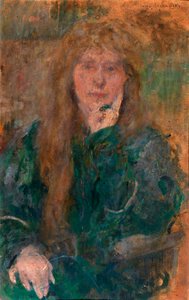 Natalie Barney, ca. 1900 door Olga Boznanska