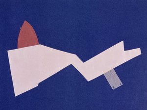 Universele Oorlog: Collagewerk door Olga Rosanova, januari 1916